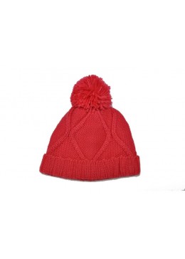 Deux par Deux красная зимняя шапка для девочки ZE02-16